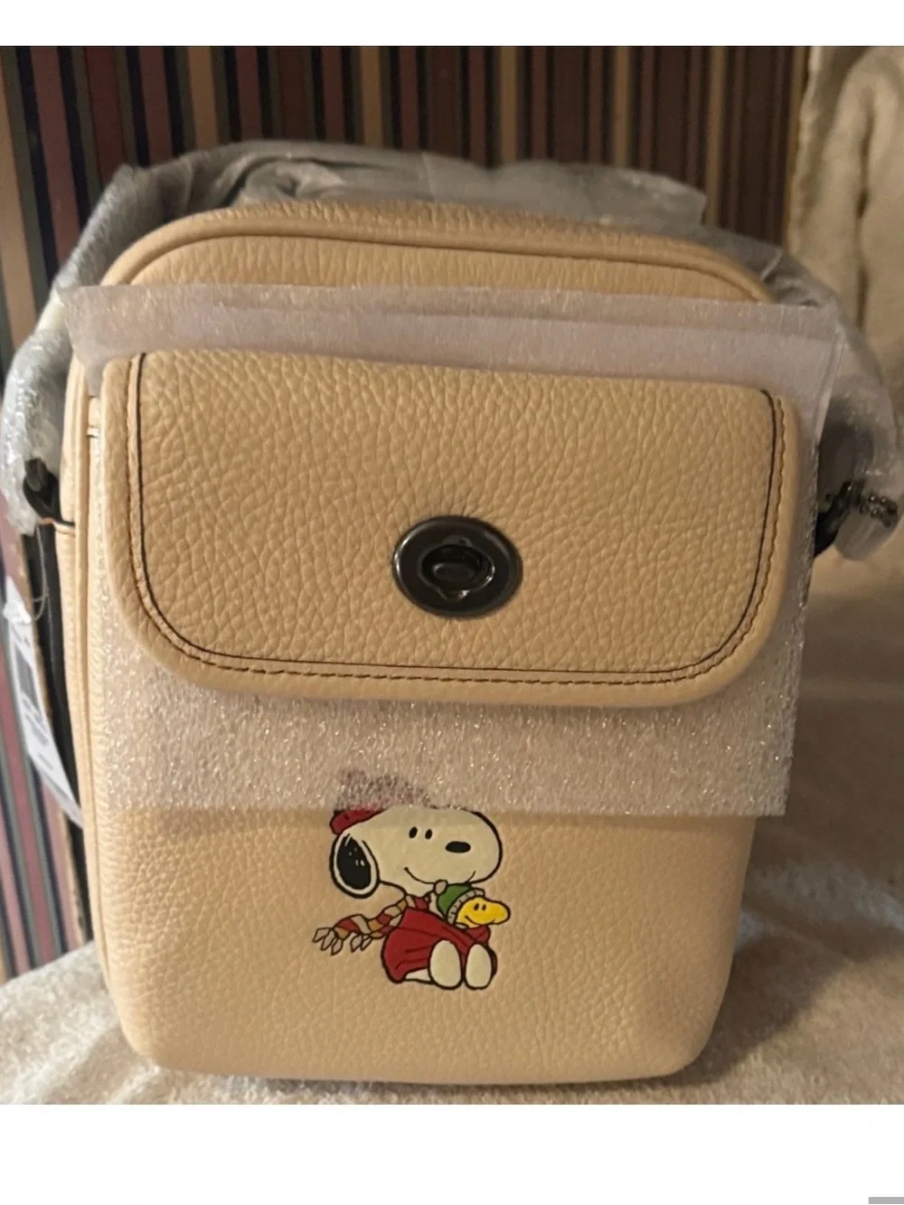 Coach X Peanuts Heritage Crossbody bag featuring Snoopy